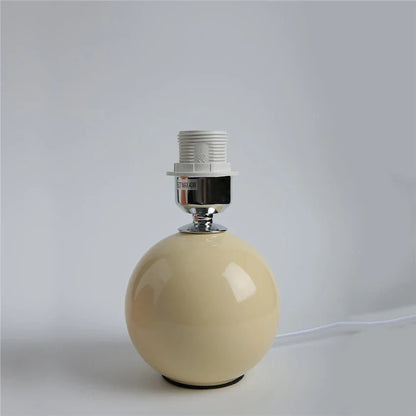 DecorBites™ Japanese Ceramic Table Lamps Living Room Pleated Skirt Lampshade Warm Bedroom Lighting