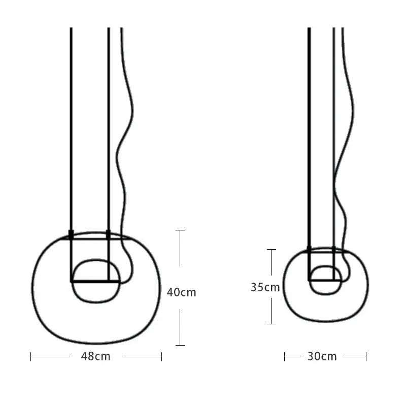 DecorBites™ Brokis Big One Glass Ball Pendant Light Interior Lighting