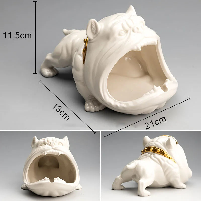 DecorBites™ Cartoon Dog Ashtray | Creative Animal Resin Home Decor Gift