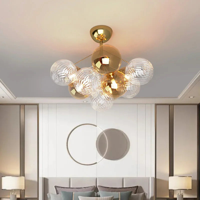 DecorBites™ Cartoon Bubble Ball Chandelier for Kids' Room, Restaurant, Study - Modern & Creative