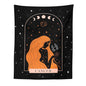 Decobites Celestial Constellation Tapestry Moon Phase Wall Hanging for Unique Home Décor