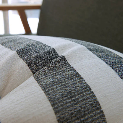 DecorBites™ Linen Stripe Cushion Cover - 45x45cm & 30x50cm Home Decor for Living Room
