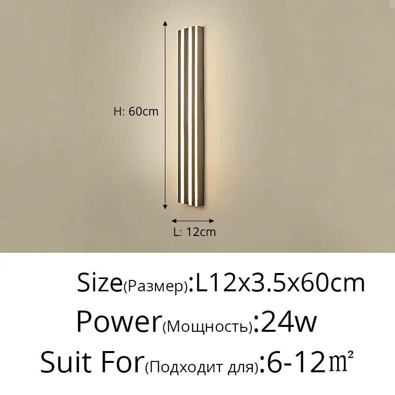 DecorBites™ LED Wall Lamp: Modern Waterproof Lighting for Bedroom, Living Room, and Exterior Corridor