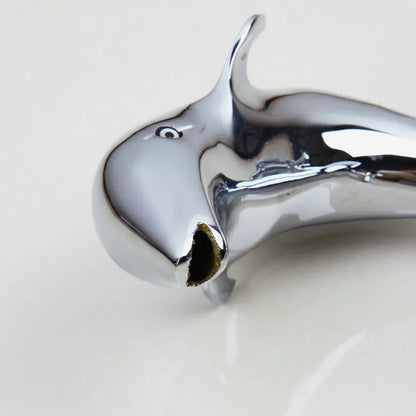 DecorBites™ Dolphin Shape 2-Handle Basin Faucet, Polished Chrome Finish