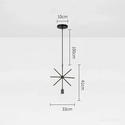 DecorBites™ Industrial Nordic Retro Pendant Lights for Home and Bar Chandelier.