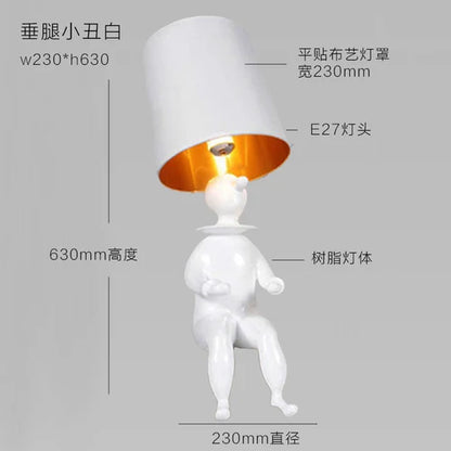 DecorBites™ Clown Desk Lamp: Modern Style, Creative Design, Character Table Lighting for Bedroom.