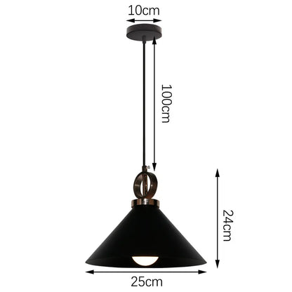 DecorBites™ Industrial Iron Pendant Lights for Home and Retail Spaces