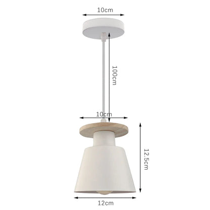DecorBites™ Industrial Pendant Lights: Modern LED Hanging Lamps for Home Living Room Kitchen Decor
