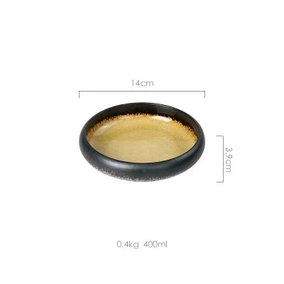 DecorBites™ Elegant Ceramic Sushi Plate - Handcrafted Japanese Style