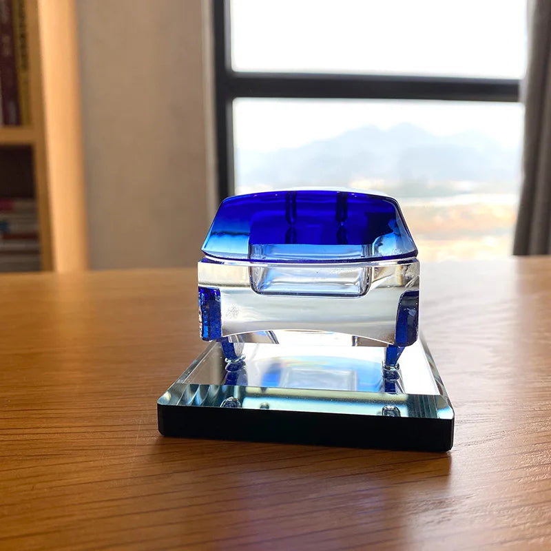 DecorBites™ Figura de coche de cristal, adorno de mesa, regalo