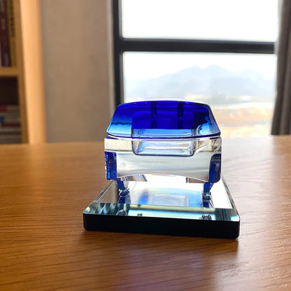 DecorBites™ Figura de coche de cristal, adorno de mesa, regalo