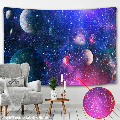 Decobites Galaxy Tapestry: Psychedelic Hippie Home Decor & Wall Hanging