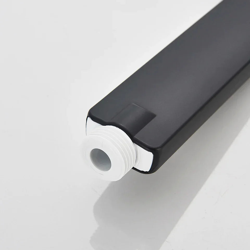 DecorBites™ Black High Pressure Hand-held Shower Head for Water Saving and Bathroom Rainfall
