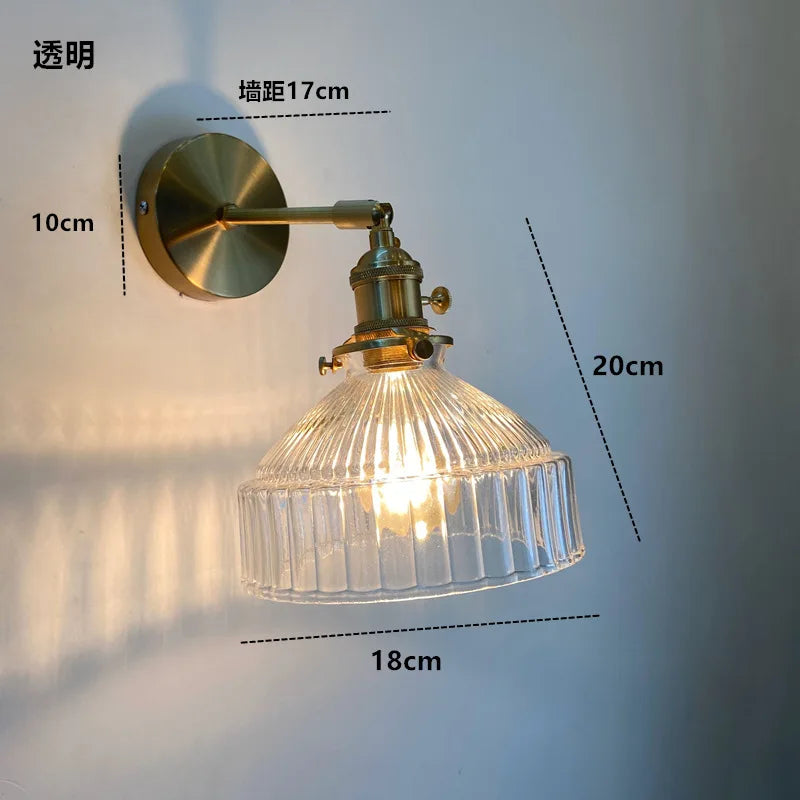 ديكوربايتس™ مصابيح حائط LED زجاجية كهرمانية مزودة بمفتاح تشغيل/إيقاف، شمعدان عصري إسكندنافي