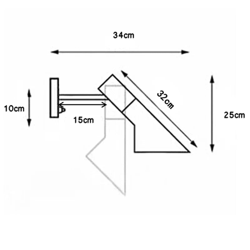 Lámpara de pared industrial loft Decorbites™ para restaurantes, baño e iluminación interior