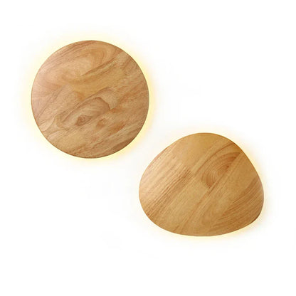 DecorBites™ LED Wooden Wall Lamp: Modern Nordic Indoor Lighting for Bedroom Bedside