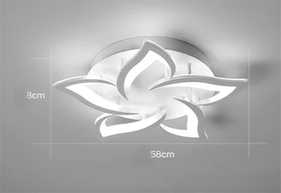 DecorBites™ Branch Design LED Chandelier: Modern Nordic Acrylic Ceiling Light for Stylish Living Room Décor