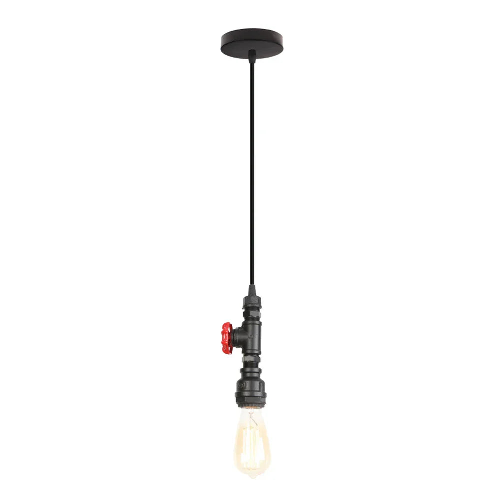 Lámpara colgante de loft retro industrial Decorbites™ con tubería de agua