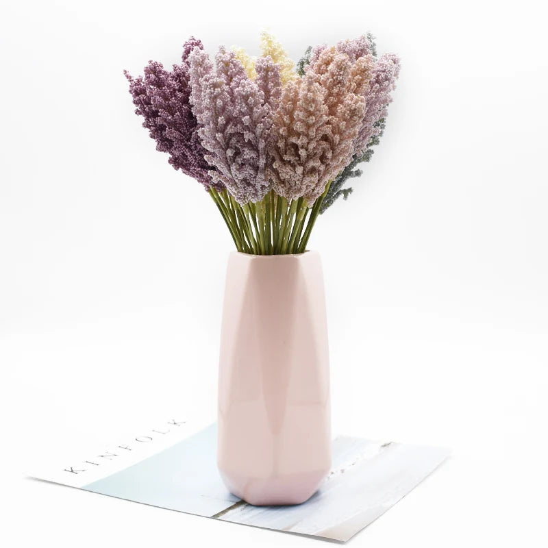 Flores Artificiales de Lavanda Decorbites™ para Decoración del Hogar, Bodas, Navidad, Jarrones DIY