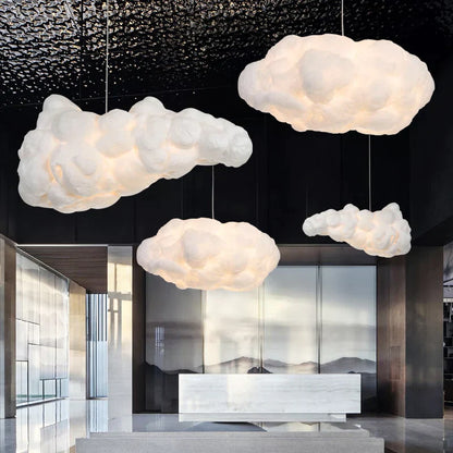 DecorBites™ Cloud LED Chandelier Light for Kids room Nursery School
