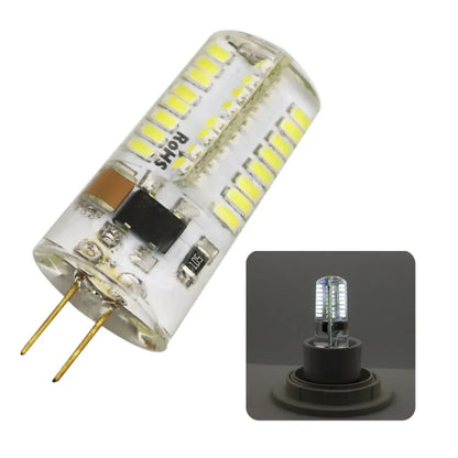 DecorBites™ G4 4W LED Chandelier Bulb | 64 LEDs SMD 3014 Corn Light | Spotlight 12V 220V
