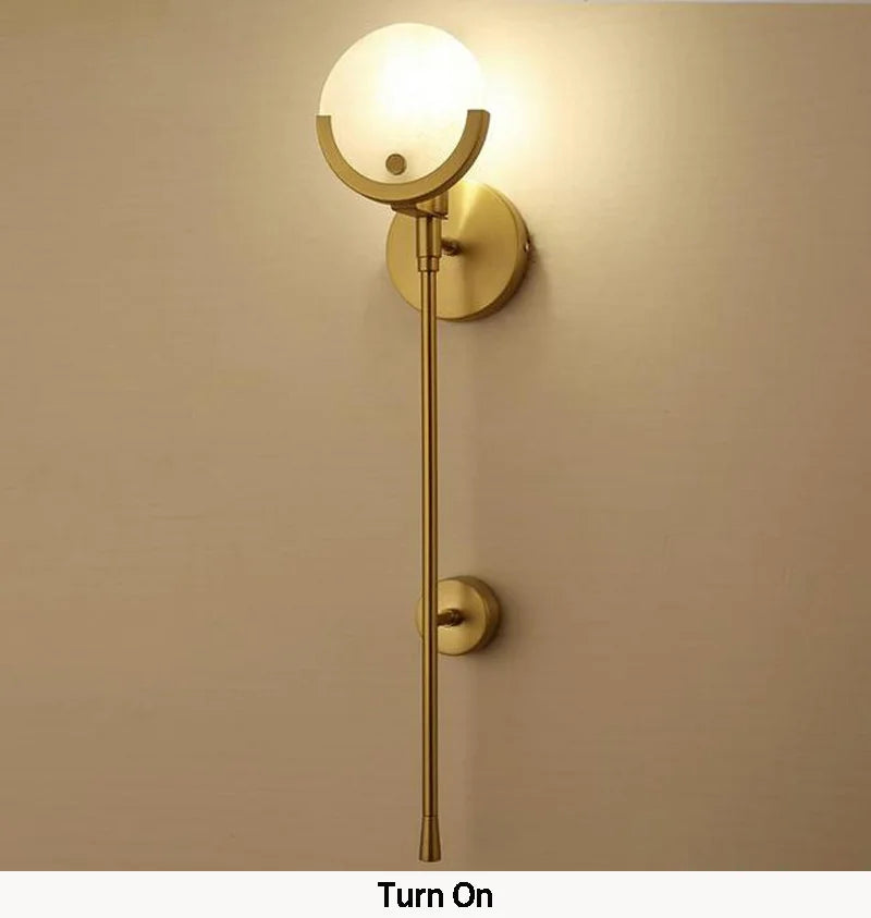 Lámpara de pared DecorBites™ Creative Marble: Nueva luz nórdica minimalista de lujo para sala de estar, dormitorio, pasillo.