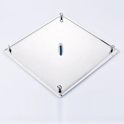 Cabezal de ducha tipo lluvia DecorBites™ de acero inoxidable de 20 pulgadas - Cabezal de ducha cuadrado ultradelgado para baño