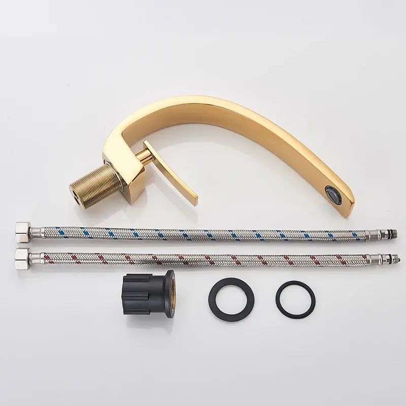 DecorBites™ Black Luxury Brass Basin Faucet Mixer Tap