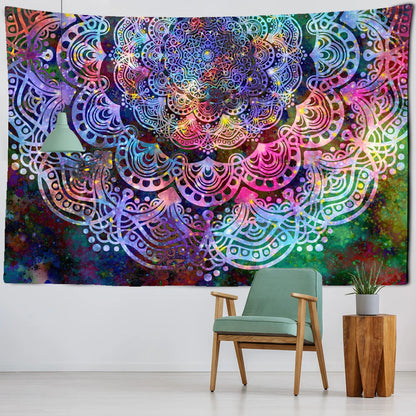 Decobites Mandala Indian Tapestry Wall Hanging Bohemian Beach Towel Rug Yoga Mat Blanket