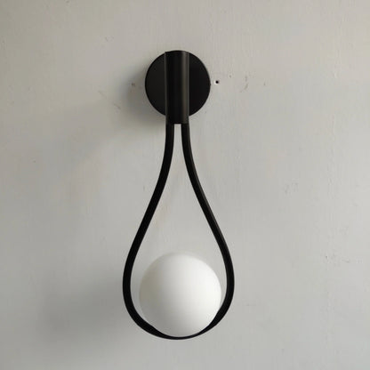 DecorBites™ Brass Wall Sconce Glass Ball Modern LED Lighting