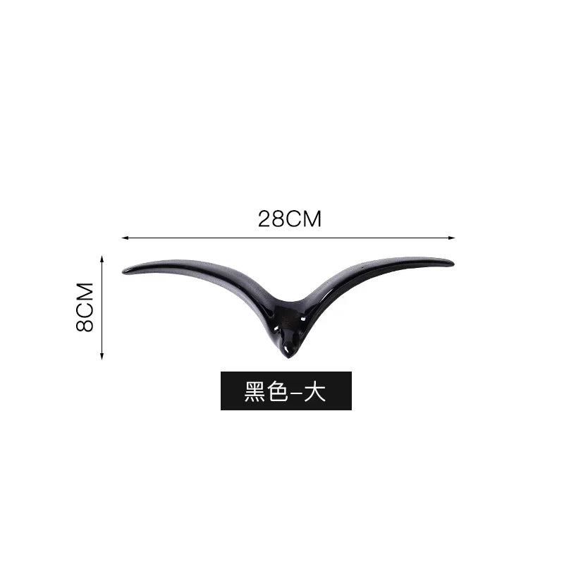 DecorBites™ Bird Ceramic Pendant Wall Decor Gold Seagull Wild Goose Modern Home