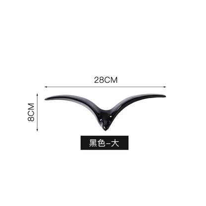 DecorBites™ Bird Ceramic Pendant Wall Decor Gold Seagull Wild Goose Modern Home