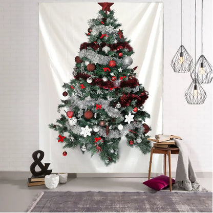 Decobites Christmas Tree Tapestry Wall Hanging Ornament for Festive Home Decor