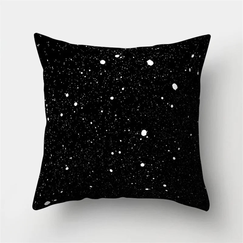 DecorBites™ Cartoon Planet Astronaut Moon Rocket Pillow Case 45x45cm Square Cushion Cover