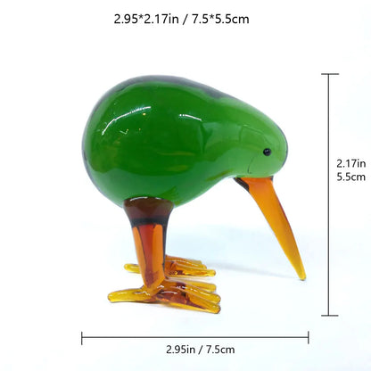 DecorBites™ Glassblown Animal Figurines Crystal Statuette Collectible Home Decor Gift