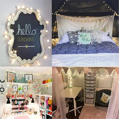 DecorBites™ LED Globe Ball String Lights for Indoor Outdoor Decor