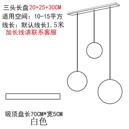 DecorBites™ Gold Glass Ball LED Pendant Light for Bedroom, Living Room - Modern Art Hanging Lamp