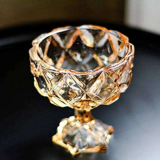 DecorBites™ Goblet Ice Cream Cup Salad Wine Glass Tea Juice Milk Water Cup