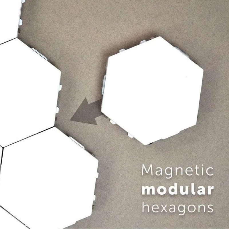 DecorBites™ Honeycomb Modular Quantum Sconces LED Panel Lights