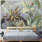 Tropical Plant Printed Tapestry Wall Hanging for Home Décor by Decobites