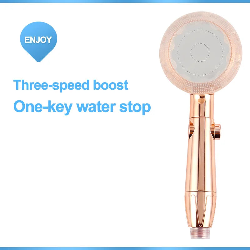DecorBites™ High Pressure 3-Function Shower Head for Magic Massage and Water Saving