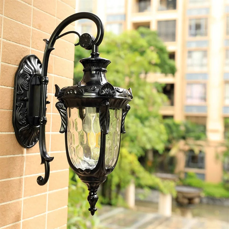DecorBites™ Bronze LED Outdoor Wall Lamp Classical Retro Sconces for Home Aisle