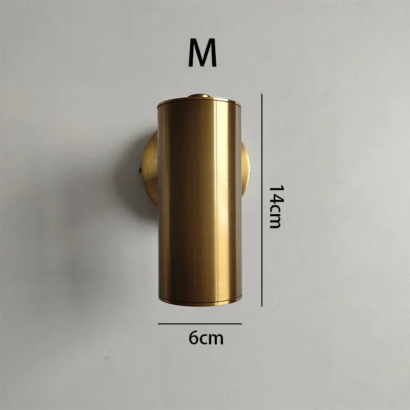 Lámpara de pared LED de arte de hierro dorado Decorbites™ moderna para dormitorio y sala de estar