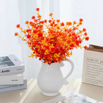 DecorBites™ Artificial Eucalyptus Leaves Decoration for Home, Garden, Wedding - Fake Plants