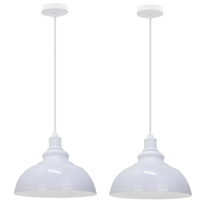 DecorBites™ Industrial Loft Iron Pendant Lights for Dining Room, Cafe, Kitchen - Set of 2