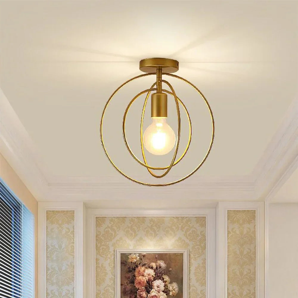 Decorbites™ Gold-Metal-Käfig Vintage-Hängeleuchte für Restaurant und Bar