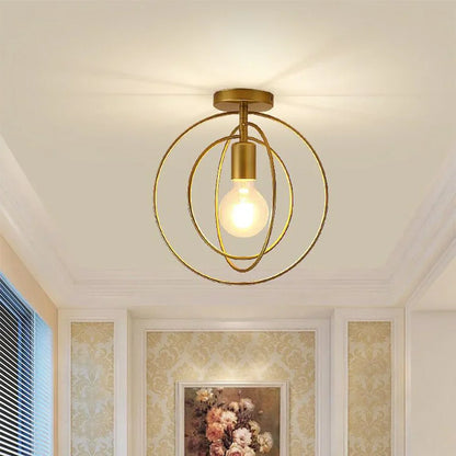 Decorbites™ Gold-Metal-Käfig Vintage-Hängeleuchte für Restaurant und Bar