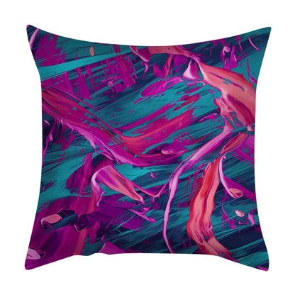 غطاء وسادة رخامي بنقش حبر تجريدي من DecorBites™ - ديكور منزلي للأريكة ومقعد السيارة