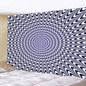 Decobites Psychedelic Eye Illusion Tapestry: Bohemian Home Decor & Yoga Mat