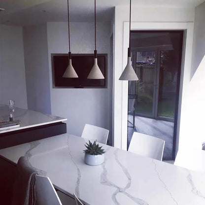 DecorBites™ Concrete Pendant Lights: Nordic Modern LED E27 Industrial Lamp for Home Decor